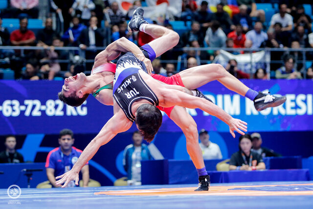 نتایج کشتی فرنگی امیدهای جهان در 5 وزن اول ؛ هر وزن یک مدال برای ایران!